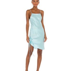 Dannijo silk dress with drawstring on the side